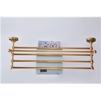 New arrival Towel Racks Luxury Bathroom Accessories Antique Bronze Fixed Bath Towel Holder Shelves Towel Bar Bath Towel hanger