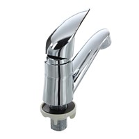 Promotion! Bath 1/2 BSP thread male chrome mixer tap for washbasin