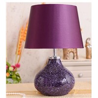 Purple lamp bedroom bedside lamp