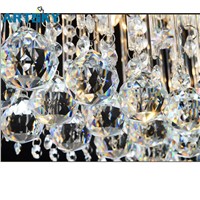 New design RGB LED crystal light modern dining crystal chandelier with remote control