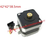 1 set 12v metal Micro gear stepper motor and Four wire two phase stepper angle 0.5 modulus 42mm 1.8 stepping angle