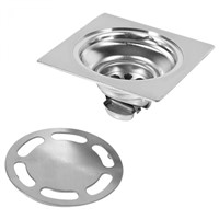 New Thick Floor Drains Stainless Steel Square Anti-odor Bathroom Drain Cover Waste Gate Shower Drainer