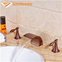 Multiple Types Contemporary Bathroom Basin Mixer Taps with Hot Cold Water Faucet ORB