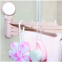 Towel Rack Bathroom Towel Rack Sucker Hanger Clothes Holder Bath Swing Towel L70515 DROP SHIP