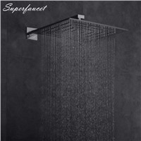 Superfaucet Bathroom Shower Faucets Rainfall Shower Head Mixer Water Saving High Pressure Rain Shower Set Wall Mounted HG-8132