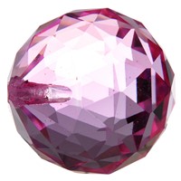40mm Feng Shui Crystal ball - Pink
