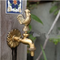 MTTUZK outdoor garden faucet animal shape Bibcock antique brass cock tap for washing mop/Garden watering Animal faucet