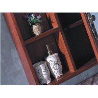 New Design Italian Style Wood Bathroom Cabinet with Mirror 0281-B-6004