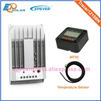 mini solar charger controller 10A Tracer1215BN with MT50 and temperature sensor Max Pv Input 150v
