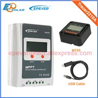 Factory Price MPPT solar regulator 20A Tracer2210A lcd display with BLE function sensor and two different colors MT50