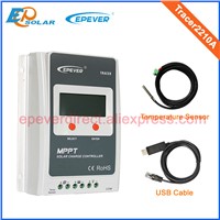 Tracer2210A MPPT Solar battery charger with USB and temperature sensor 20A