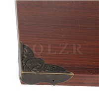 BQLZR S/M/L Size Antique Bronze Iron Desk Edge Cover 52x15mm Corner Protector Iron Pack of 40