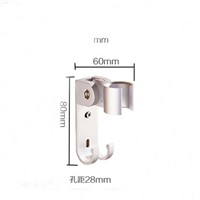 POIQIHY Aluminum Handheld Shower Holder Bathroom Faucet Accessories with Hooks Wall Mounted Wholesale and Retail