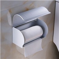 BOCHSBC Bathroom Tissue Box Waterproof Roller Paper Holder Space Alluminum Toilet Tissue Holder