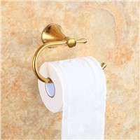 Gold brass copper Bathroom Wall Mount Toilet Paper Holder &amp; golden Toilet Tissue Holder