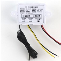 AC 220V 10A Digital Thermostat -50~110C LED Temperature Controller with Delay Start Temperature Calibration