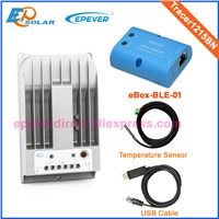 With Bluetooth function USB and temperature Tracer1215BN MPPT Solar battery charger 10A