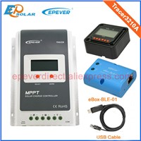 home Solar battery charging regulator with MT50 remote meter MPPT Tracer3210A 30A
