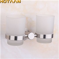 New Arrival SUS304 Stainless steel Tumbler Holder Cup &amp;amp;amp; Tumbler Holders Toothbrush Holder Bathroom Accessories Banheiro YT-10308