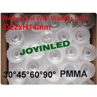 10pcs/lot light transmittance 92% diameter 20mm waterproof PMMA led lens 5/10/30/45/60/90/120 degree optical lens with holder
