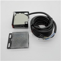 E3JK-R4M1 DC 12-24V AC 90-250V Proximity Switch Retroreflective Photoelectric Sensor Switch with 2M Cable