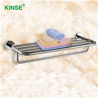 KINSE Durable Stainless Material Towel Racks Very Convenient Towel Shelf for Bathroom Installation
