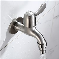304 stainless steel material washing machine faucet wall mounted garden water bibcocks tap