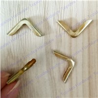 20pcs Length 15mm yellow color book corner angle iron notebook recipes corner protecting small decorative accessories
