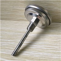 Stainless Steel 202 bi-metallic Thermometer 0-50~300 degrees, Probe length L=100, 1/4&amp;amp;quot;PT Thread WSS-303