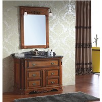 Antique Style Wooden Bathroom Cabinet with Top 0281-B-8030
