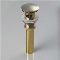 New Golden Polished Finish Pop up Drain pop-up de drenagem New Design For Kitchen/Bathroom Basin Vessel