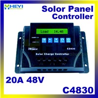 C4830-20 LCD Solar Charge and Discharge Controller 20A 48V solar controller pwm over discharge protection
