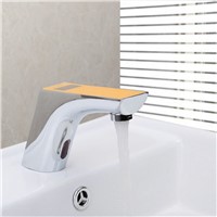 KEMAIDI New Sensor Faucets Torneira Digital Display New European Style Chrome Bath Bathroom Vessel Sink Basin Faucet Mixer