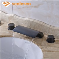 Retail Good Price Bathroom Faucet Oil Rubbed Bronze Deck Mounted Basin Taps