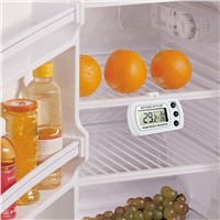 Fashion Freezer Thermometer with Hook Waterproof LCD Digital Display Refrigerator Thermometers Function For Home Fridge