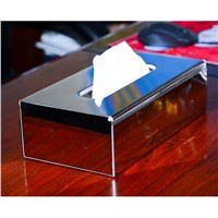 Paper Holder Stainless Steel Toilet Paper Tissue Pull Boxes Bath Room Desktop Srorage Organizers Phone Stand WC Paper WF-18031