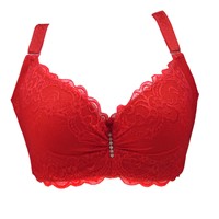 Large size 3/4 bra gather + push up 2017 new 80-105 thin cup ladies sexy lace sexy adjustment comfortable underwear