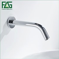 FLG bathroom faucet Cold Sensor Tap No Handle Automatic Water Faucet  Wall Mount Bathroom Basin Faucet