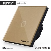 FUNRY EU Standard 1 Gang 1 Way Touch Switch, Smart Control On-off for Smart Home, Smart Wall Switch,Smart Lamp Wall Switch
