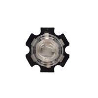 10 pcs/lot 13mm LED mini Lens 45 60 90 100 Degree Needn&#39;t Holder 1W 3W synthetical IR LED Power lenses Reflector Collimator
