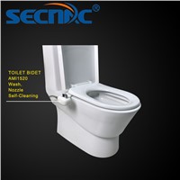 Toilet seat bidet bathroom accessories plastic bidet install in toilet single nozzle with nozzle self-cleaning functions shattaf