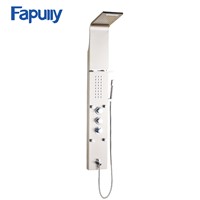 Fapully Bathroom Shower Set Wall Mounted Bathroom Rain Waterfall Shower Panel Mixer With Hand Shower Set