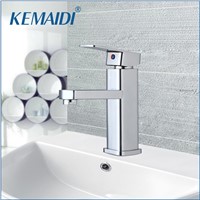 KEMAIDI RU New Arrival Bathroom Faucet Single Handle For Bathroom Sink Mixer Tap Chrome Finish  Bathroom Faucets Deck Mounted