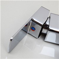 Torayvino Bathroom Contemporary Chrome Finish Basin Sink Deck Mounted Brass Body Single Hole Bathroom Single Handle Faucet  Tap