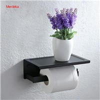Black Paper Holder Bathroom Tissue Roller With Counter Tissue Rack Stainless Steel For Moible Holder Without Flower