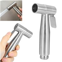 Stainless Steel Hand Held Shattaf Toilet Bidet Bathroom Shower Head Sprayer Tool for Bathroom Clean Hand Hold Bidet