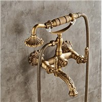 new arrival total brass Classic bronze finished bathroom bathtub shower Set Wall Mounted shower Faucet Mixer Faucet Tap set