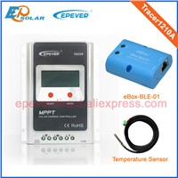 12v 24v auto work 10A Tracer1210A solar mppt controller bluetooth function BLE and temperature sensor
