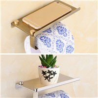 fiE Bathroom Stainless Steel Nice Design Copper Paper Towel Rod Toilet Paper Holder Roller Chrome Plated Bathroom Accessories