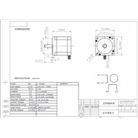 ACT Motor 3PCS Nema23 Stepper Motor 23HS6430 Single Shaft 156oz-in 56mm 3A 4-lead  2Phase CE ROHS ISO CNC Router Kit